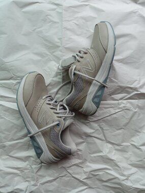New Balance Women's Sneakers in Light Gray and Pale Blue